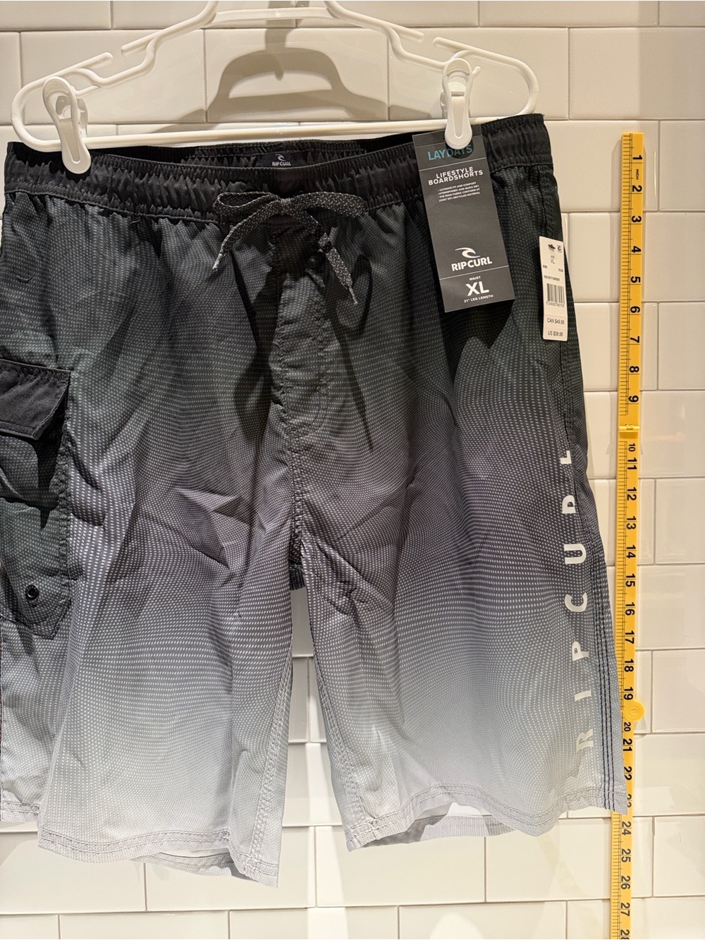 NWT XL Rip Curl Shock Easy Fit Men's Board Shorts Swim Trunks - Picture 4 of 6